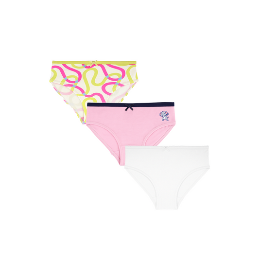 3 Pack Girls Bamboo Panties