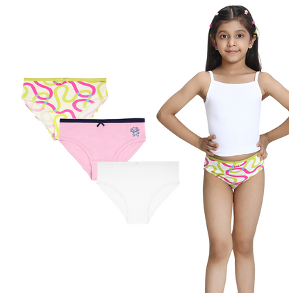 3 Pack Girls Bamboo Panties