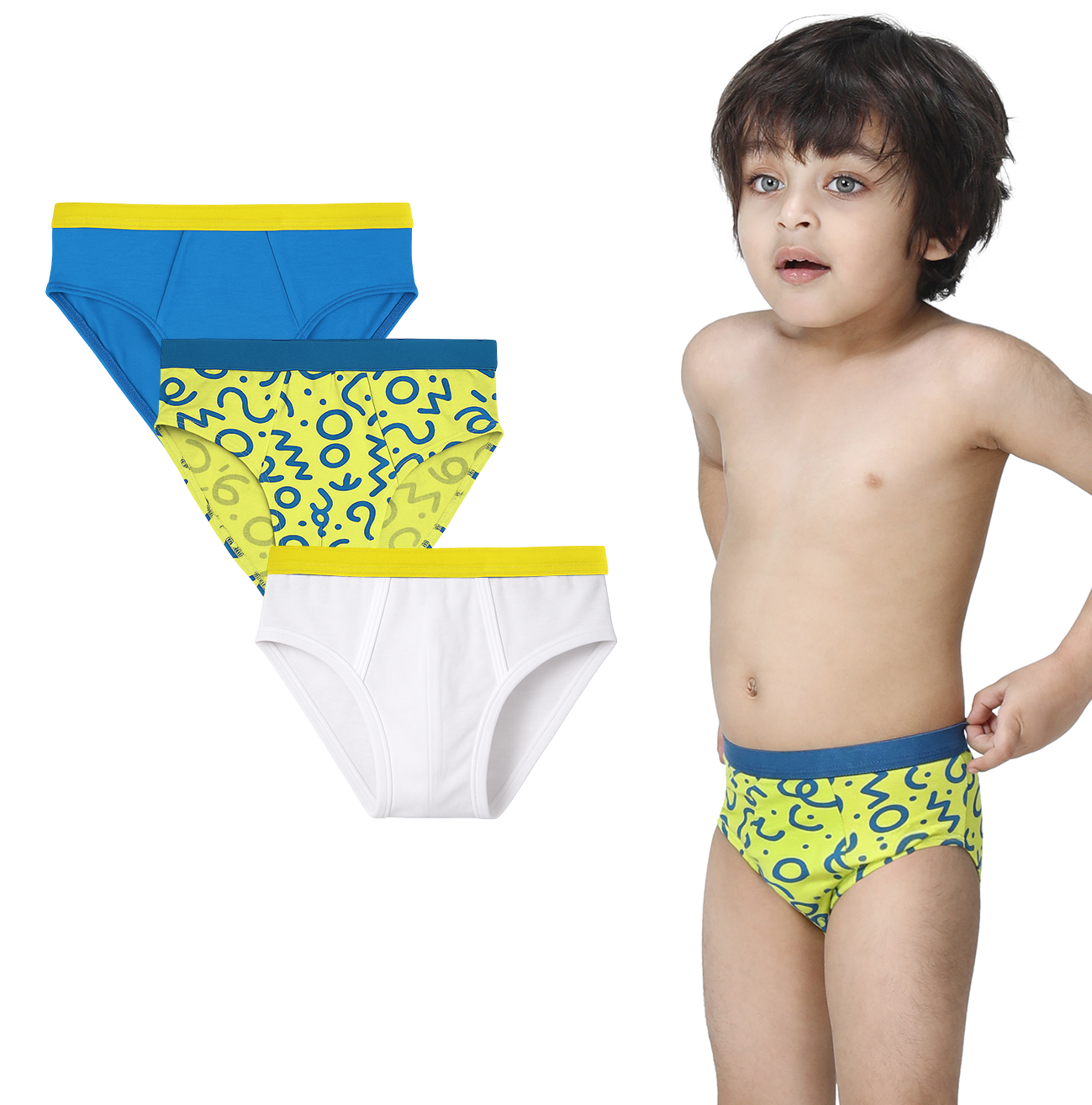 3 Pack Boys Bamboo Briefs
