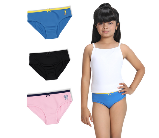 3 Pack Girls Bamboo Panties