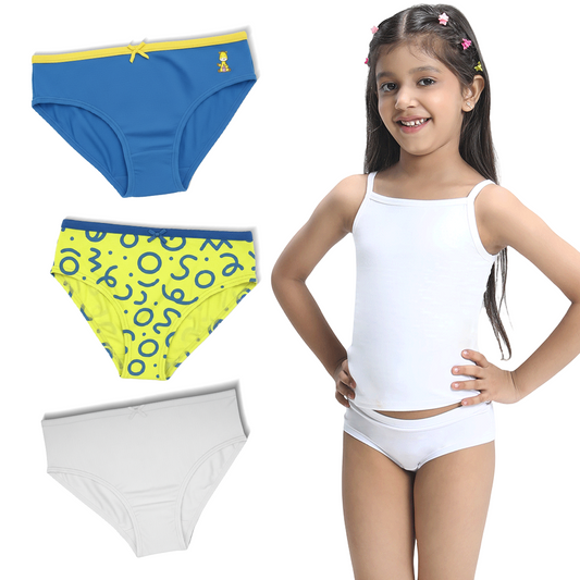 3 Pack Girls Bamboo Panties
