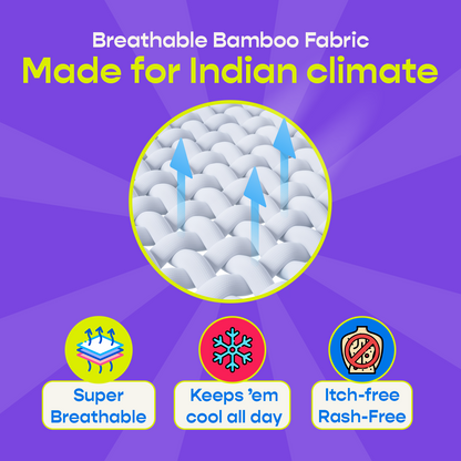 3 Pack Boys Bamboo Trunks