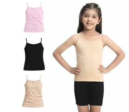 3 Pack Girls Bamboo Camisoles