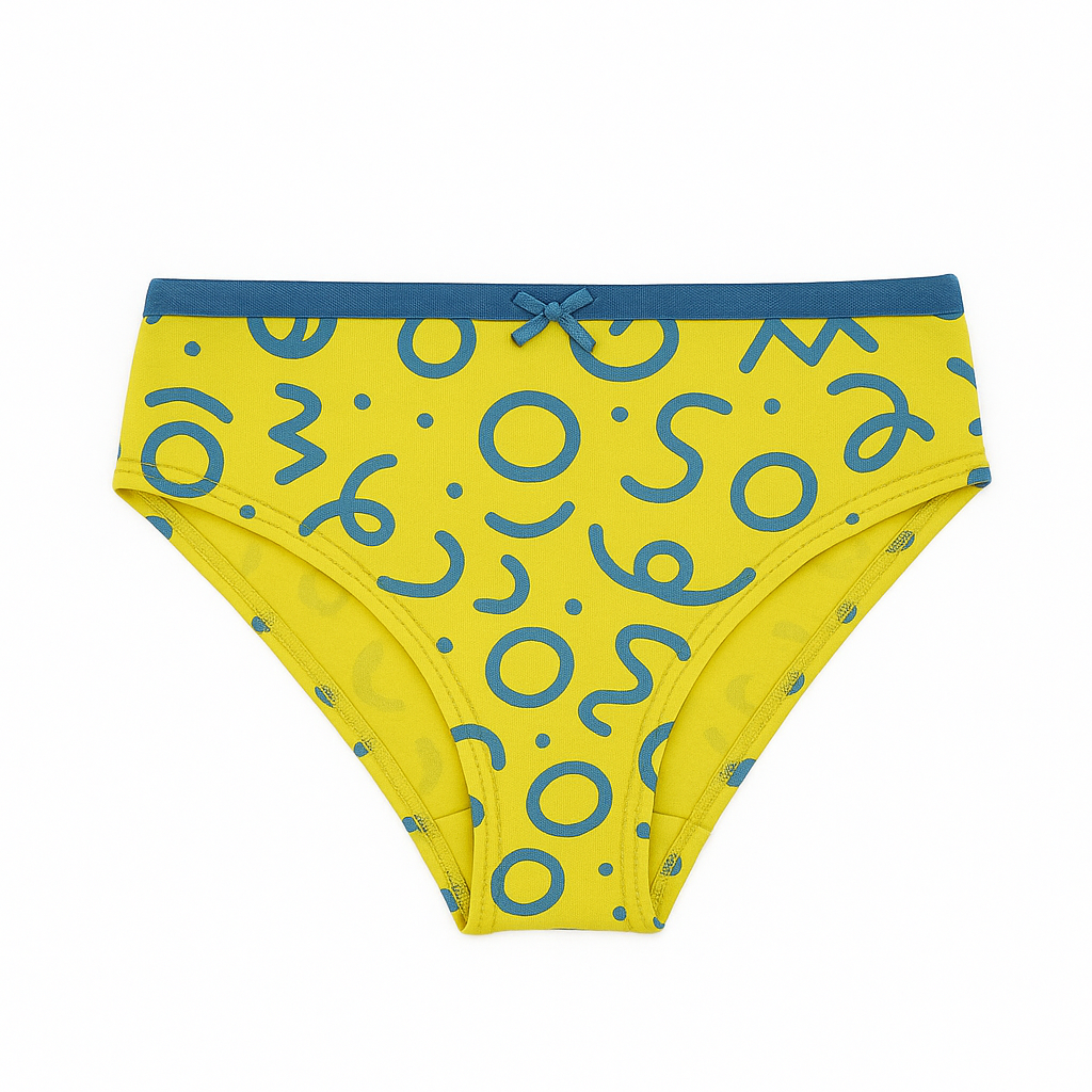 Lime Doodle Panty Brief