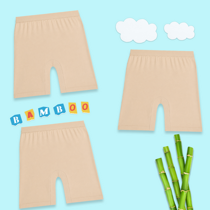 3 Pack Girls Bamboo Inner Shorts