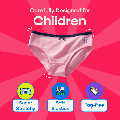 3 Pack Girls Bamboo Panties