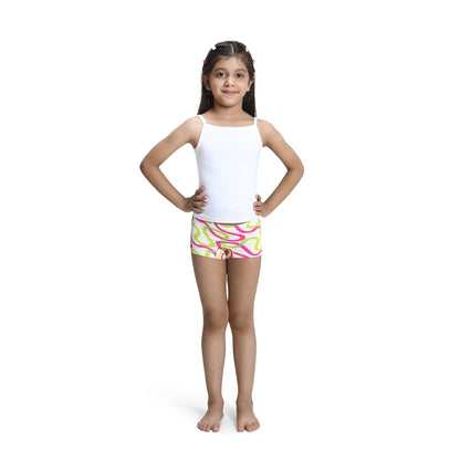 White Taperoll Boyshorts