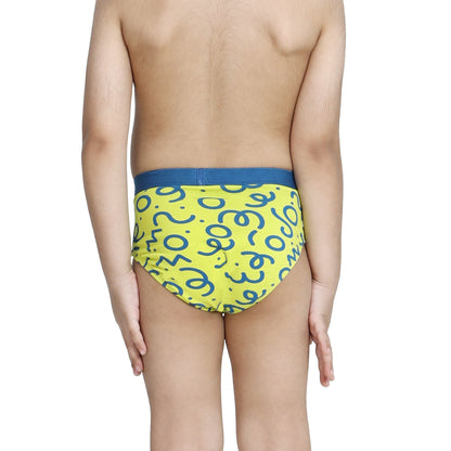 Lime Doodle Brief
